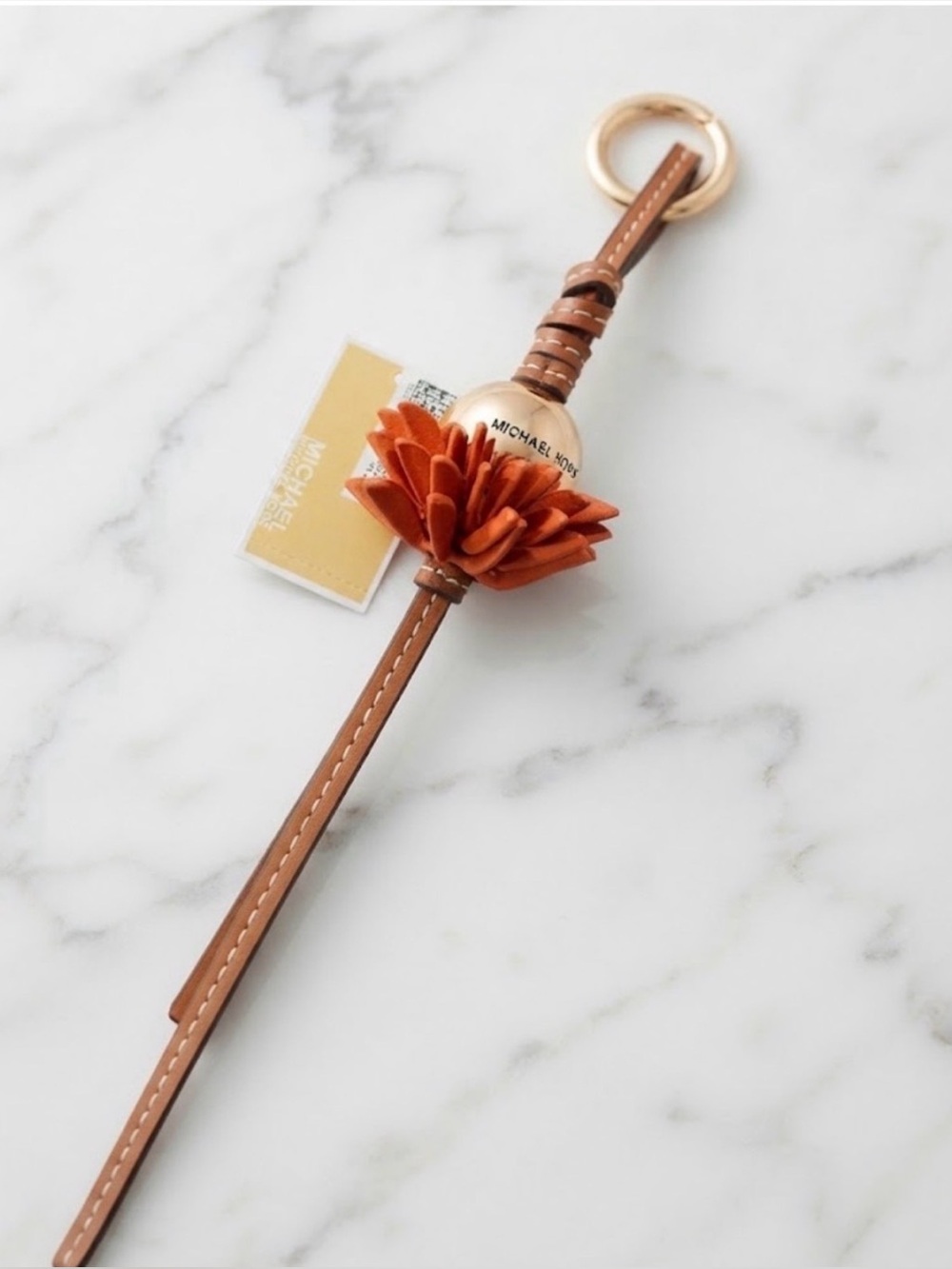 MICHAEL KORS Leather
Flower Bag Charm
